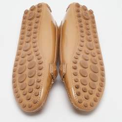 Louis Vuitton Brown Patent Oxford Loafers Size 37