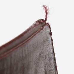 Louis Vuitton Burgundy Leather Over The Knee Length Boots Size 39