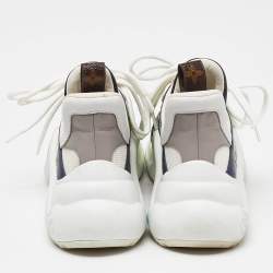 Louis Vuitton Multicolor Mesh and Leather Archlight Low Top Sneakers Size 36