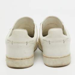 Louis Vuitton White Leather Frontrow Sneakers Size 37.5