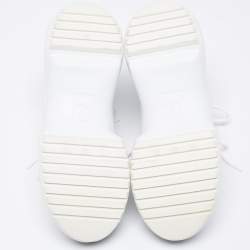 Louis Vuitton White Mesh and Monogram Canvas Archlight Sneakers Size 39