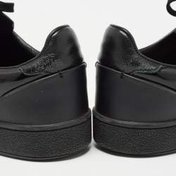 Louis Vuitton Black Patent Frontrow  Sneakers Size 35