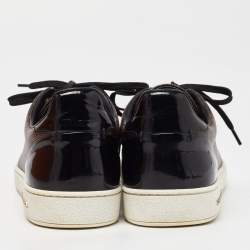 Louis Vuitton Brown Monogram Canvas Frontrow Low Top Sneakers Size 40
