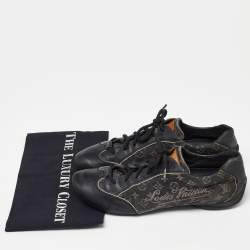 Louis Vuitton Monogram Canvas and Leather Low Top Sneakers Size 40