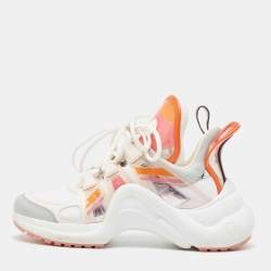 Louis Vuitton Multicolor Leather and Nylon Archlight Sneakers Size 37