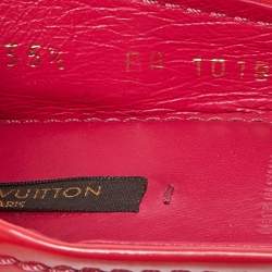 Louis Vuitton Pink Patent Leather Ballet Flats Size 35.5