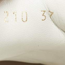 Louis Vuitton White Monogram Technical Mesh Frontrow Sneakers Size 37