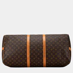 Pre Owned Louis Vuitton Monogram Keepall Bandouliere 60 Bag