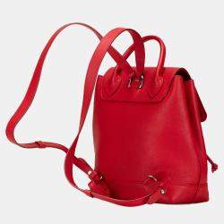 Louis Vuitton Red Taurillon Lockme Backpack