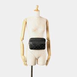 Louis Vuitton Black Monogram Taigarama Outdoor Bumbag