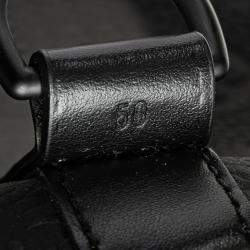 Louis Vuitton Black Monogram Taurillon Keepall Bandouliere 50