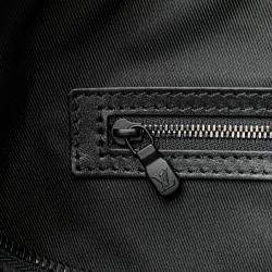 Louis Vuitton Black Monogram Taurillon Keepall Bandouliere 50