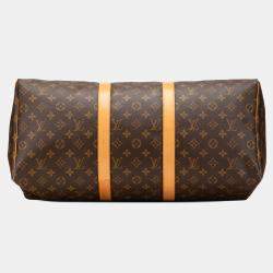 Louis Vuitton Brown Monogram Keepall 50