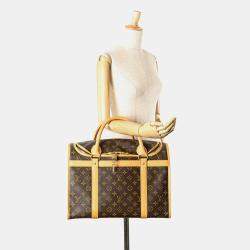 Louis Vuitton Brown Monogram Sac Chien Pet Carrier 40