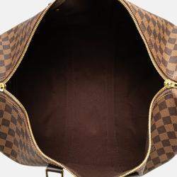 Louis Vuitton Brown Damier Ebene Keepall 50