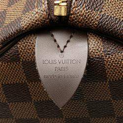 Louis Vuitton Brown Damier Ebene Keepall 50