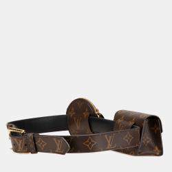 Louis Vuitton Brown Monogram Daily Multi Pocket 30 mm Belt