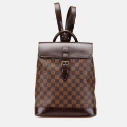 Louis Vuitton Brown Damier Ebene Soho Backpack