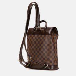 Louis Vuitton Brown Damier Ebene Soho Backpack