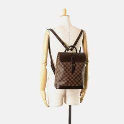 Louis Vuitton Brown Damier Ebene Soho Backpack