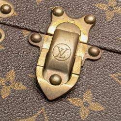 Louis Vuitton Brown Monogram Super President Trunk