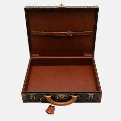 Louis Vuitton Brown Monogram Super President Trunk