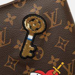 Pre Owned Louis Vuitton Monogram Patches City Pouch