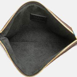 Pre Owned Louis Vuitton Monogram Patches City Pouch