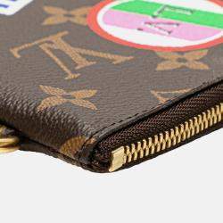 Pre Owned Louis Vuitton Monogram Patches City Pouch