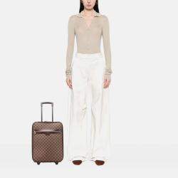 Pre Owned Louis Vuitton Damier Ebene Pegase 45