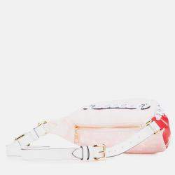 Pre Owned Louis Vuitton Red Monogram Giant Bumbag