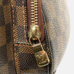 Pre Owned Damier Ebene Melville Belt Bum Bag