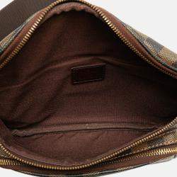 Pre Owned Damier Ebene Melville Belt Bum Bag