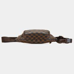Pre Owned Damier Ebene Melville Belt Bum Bag