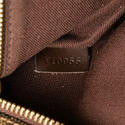 Pre Owned Damier Ebene Melville Belt Bum Bag
