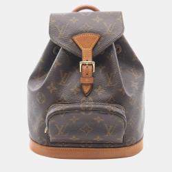 Pre Owned Louis Vuitton Brown Monogram Mini Montsouris Backpack