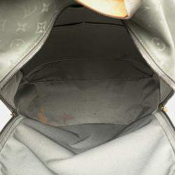 Pre Owned Louis Vuitton Monogram Titanium Backpack PM