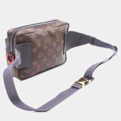 Pre Owned Louis Vuitton Kim Jones Brown Monogram Outdoor Bumbag
