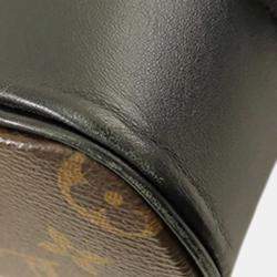 Pre Owned Louis Vuitton Monogram Macassar Christopher Backpack MM