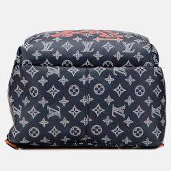 Pre Owned Louis Vuitton Navy Blue Monogram Upside Down Ink Apollo Backpack