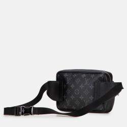 Pre Owned Louis Vuitton Black Monogram Eclipse Outdoor Bumbag
