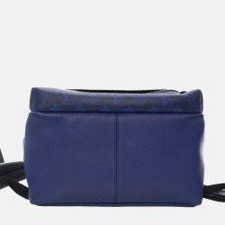 Pre Owned Louis Vuitton Blue Monogram Taigarama Discovery Backpack
