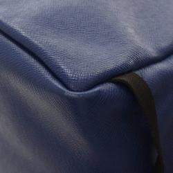 Pre Owned Louis Vuitton Blue Monogram Taigarama Discovery Backpack