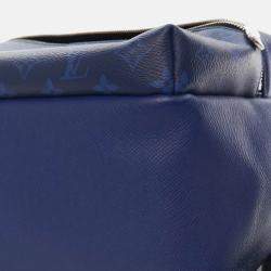 Pre Owned Louis Vuitton Blue Monogram Taigarama Discovery Backpack