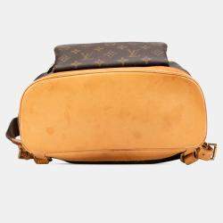Pre Owned Louis Vuitton Brown Monogram Montsouris GM Backpack