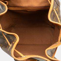 Pre Owned Louis Vuitton Brown Monogram Montsouris GM Backpack