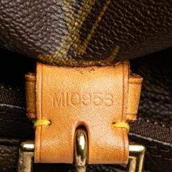 Pre Owned Louis Vuitton Brown Monogram Montsouris GM Backpack