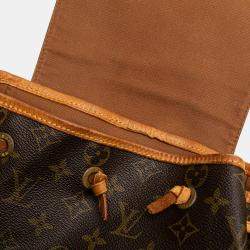 Pre Owned Louis Vuitton Brown Monogram Montsouris GM Backpack