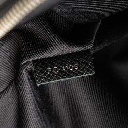 مملوكة مسبقًا حقيبة خصر لويس فويتون سوداء بشعار التايجارا�ما الخارجية