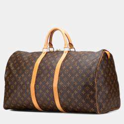 Pre Owned Louis Vuitton Monogram Keepall 55